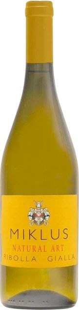 Вино Miklus Ribolla Gialla Natural Art сухе біле 13.5% 0.75 л